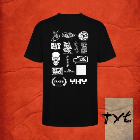 T-SHIRT LOGOS BLACK (PREORDER)