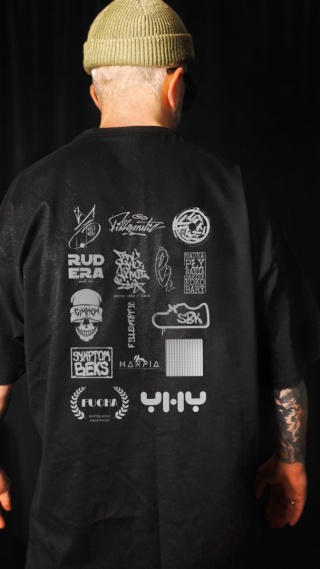 T-SHIRT LOGOS BLACK (PREORDER)